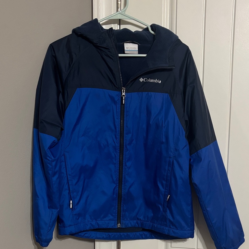 Columbia Kids Two-Tone Blue Raincoat